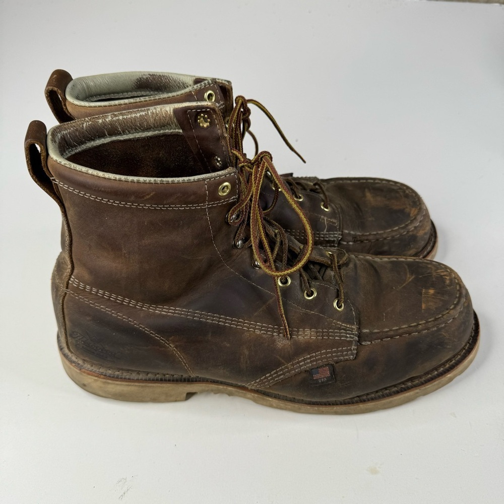 Thorogood Men’s Brown‎ Leather Lace Up Work Boots Size 14